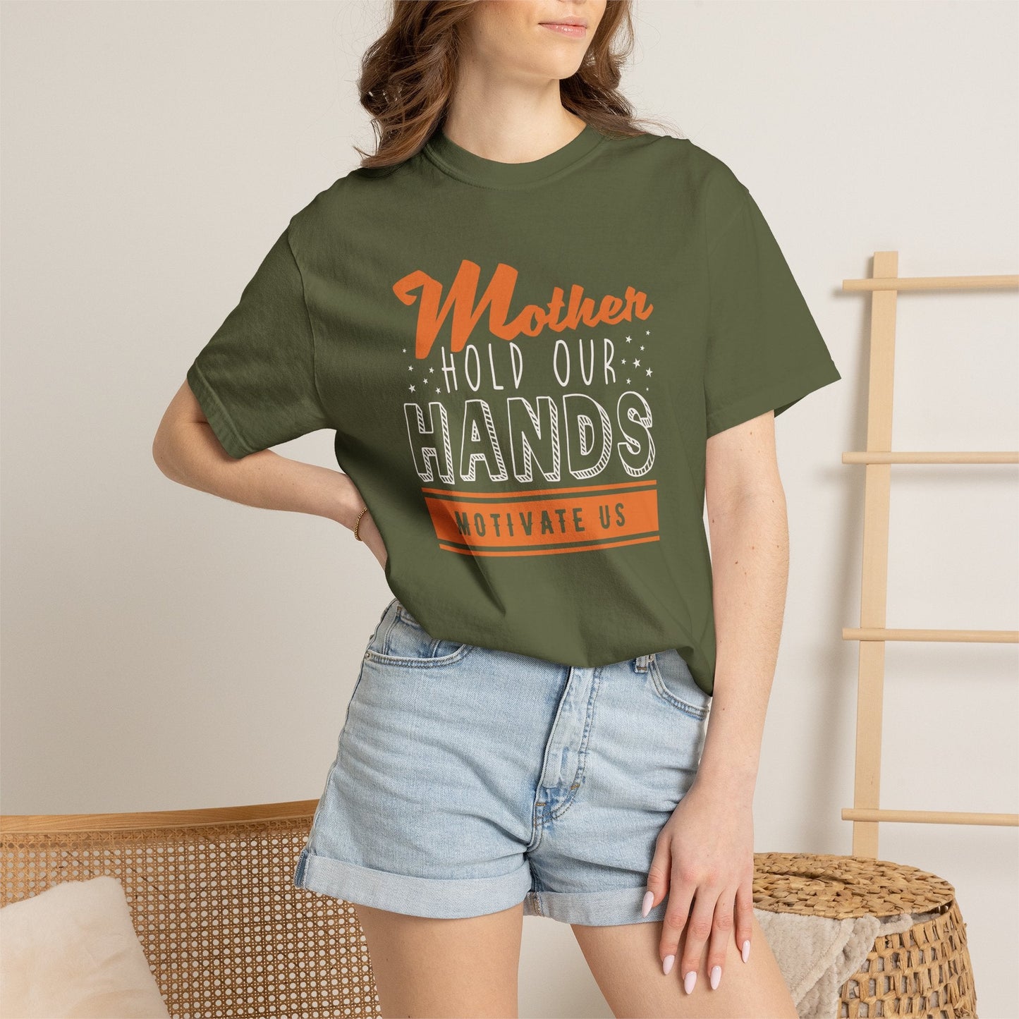 Mom T-shirt Mother Day Mama Tee Unisex Comfort Colors Garment-Dyed Cotton h48