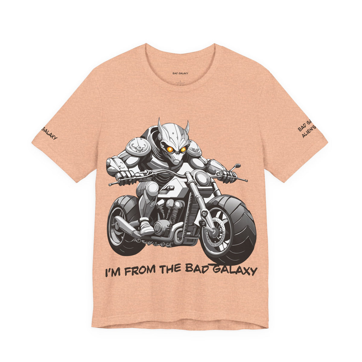 Alien Graphic Unisex Cotton Bella+Canvas Tee with Art Design b84