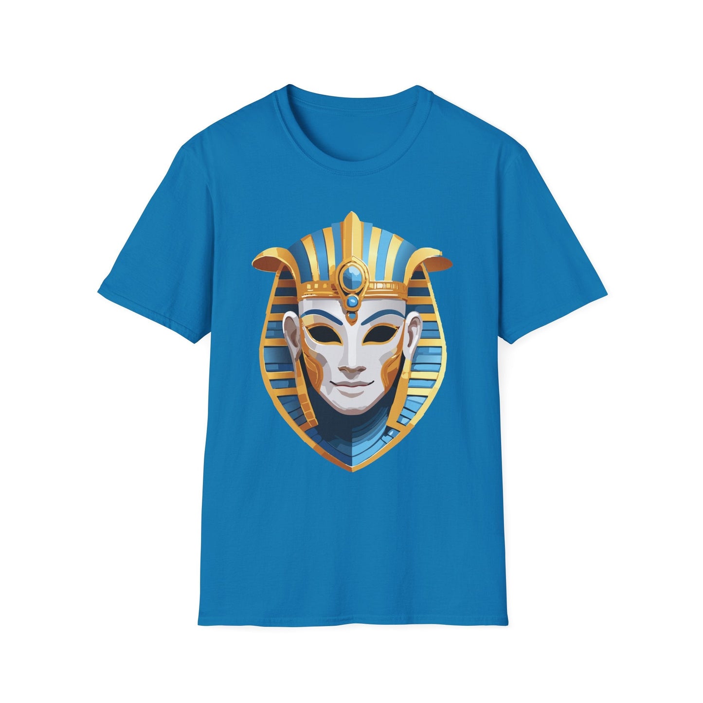 Mask Tee Shirt Unisex Gildan Softstyle 64000 Cotton Tee With Masquerade Design Artwork