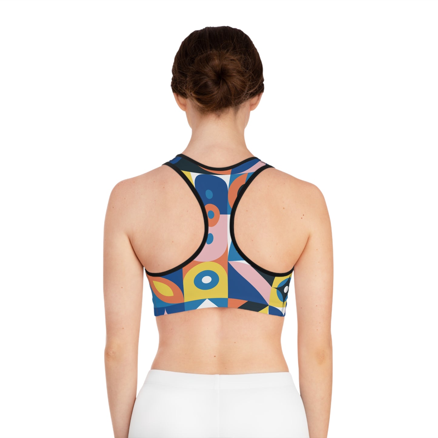 Sports Bra with Abstract prints