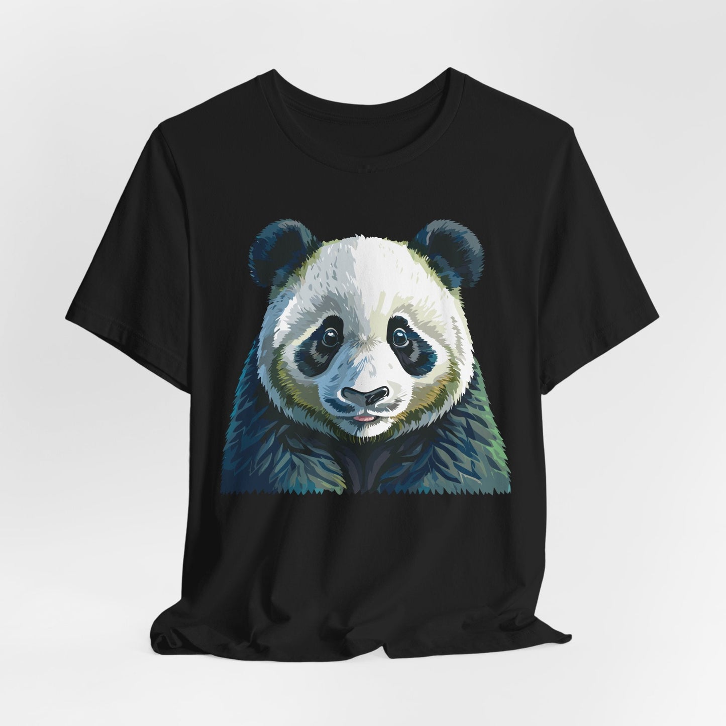 Unisex Animal Graphic Tee Shirt With Wild Animals Art Design Gildan Softstyle 64000
