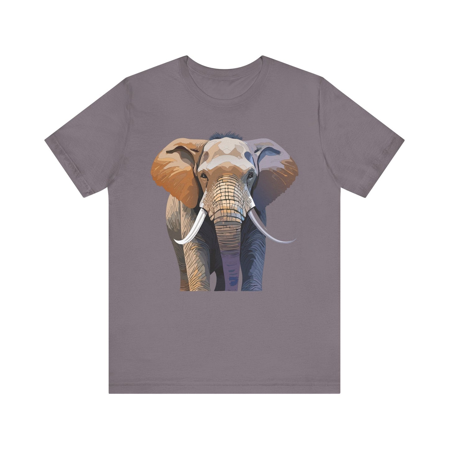 Unisex Animal Art Design Tee Shirt With Wildlife Animals Short Sleeve Everyday Comfort