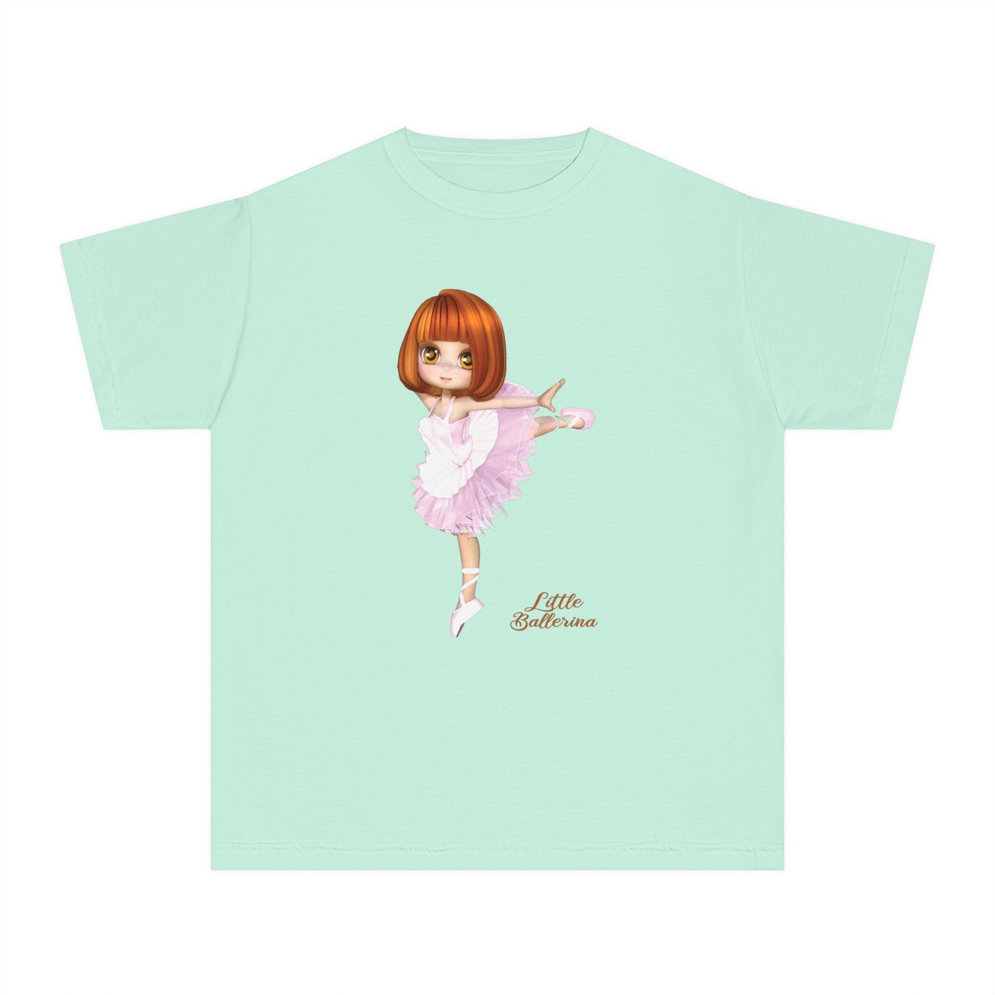 Youth Tee Shirt with Little Ballerina