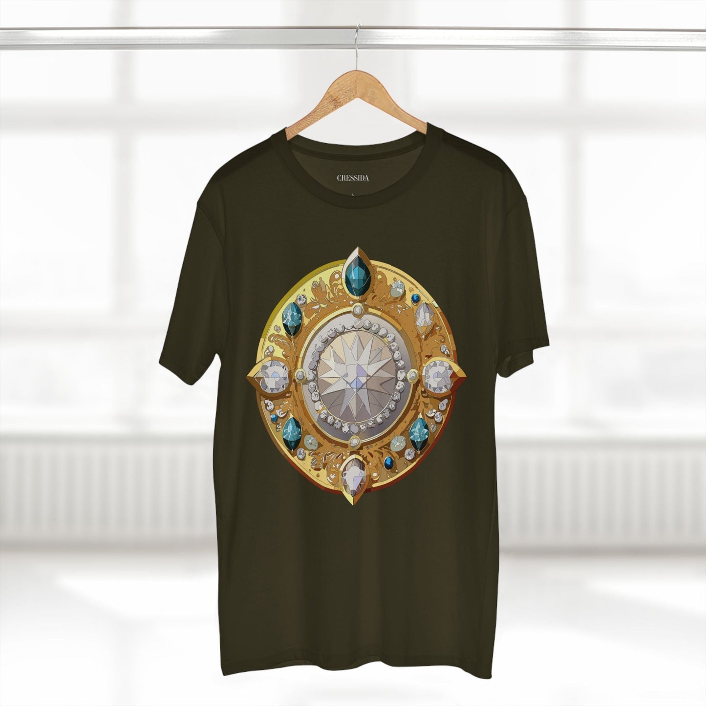Medallion Graphic T-Shirt Unisex 100 Cotton With Gold Art Design Medal Tee 11