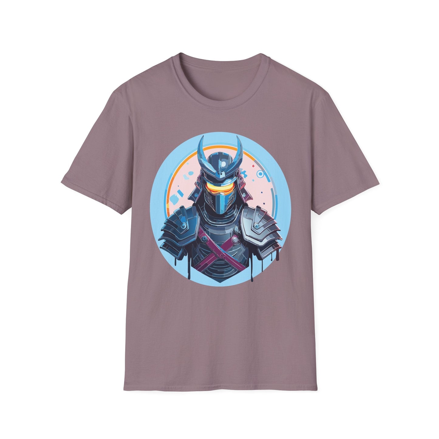 Samurai T Shirt Unisex Softstyle 64000 Tee Lightweight Comfortable 100 Percent Ring Spun Cotton