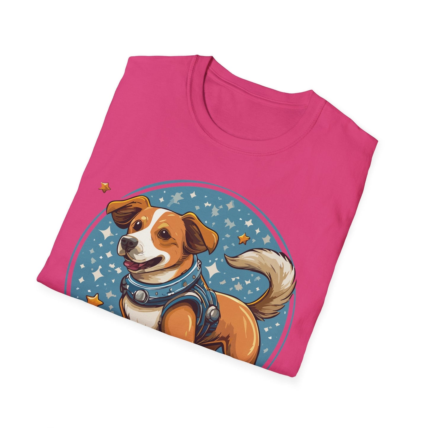 Unisex Dog And Animal Print Shirt Gildan Softstyle 64000 Tee