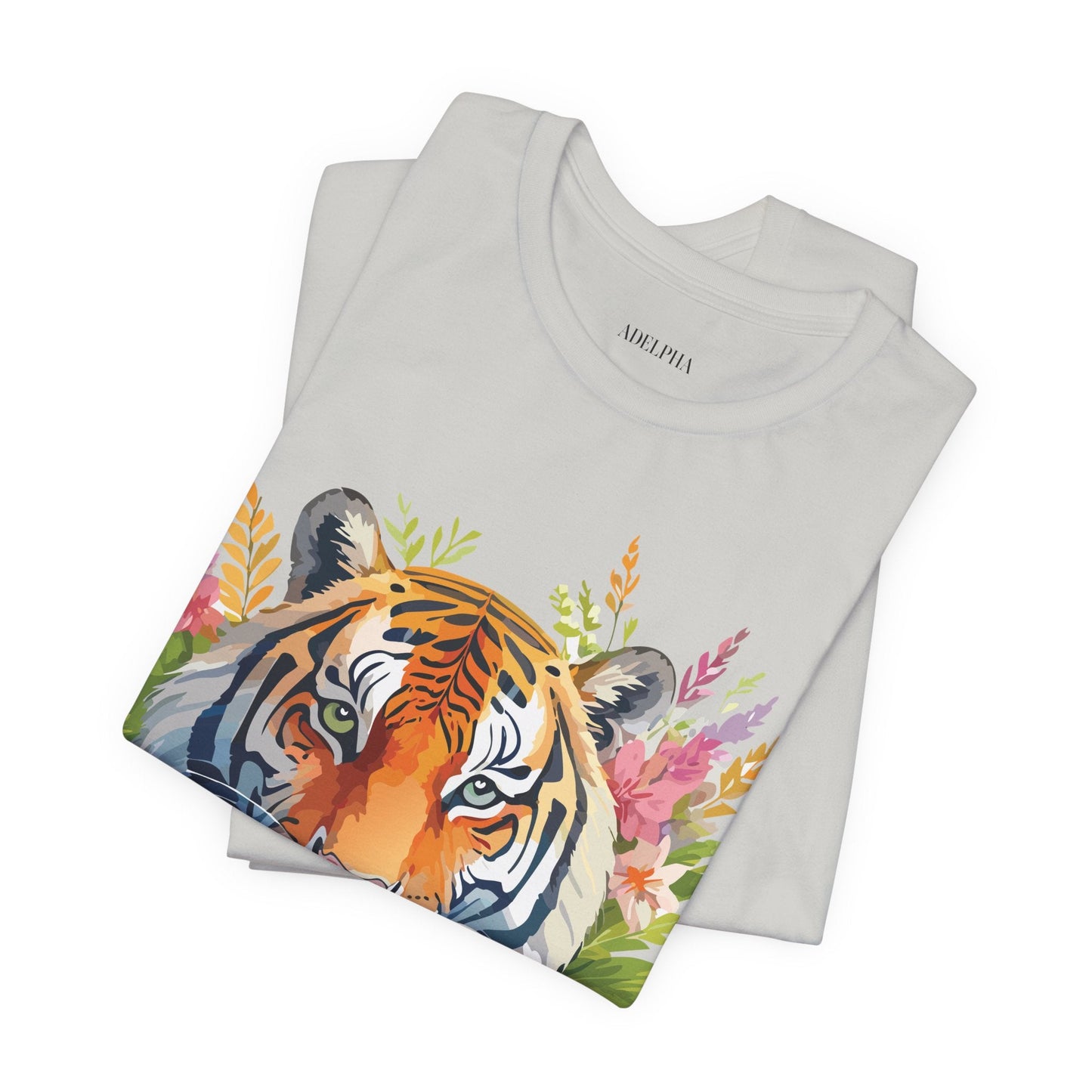 Tiger Graphic Tee Unisex Vintage Style Shirt With Original Adelpha Artwork Premium Quality