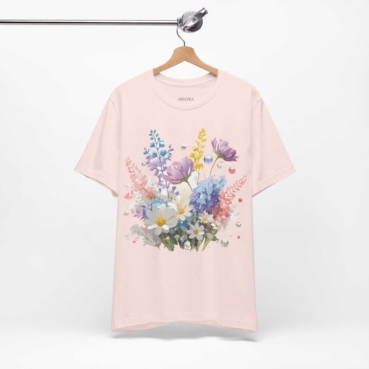 Floral Graphic Tee Shirt - Bella+Canvas Unisex 100 Cotton 6