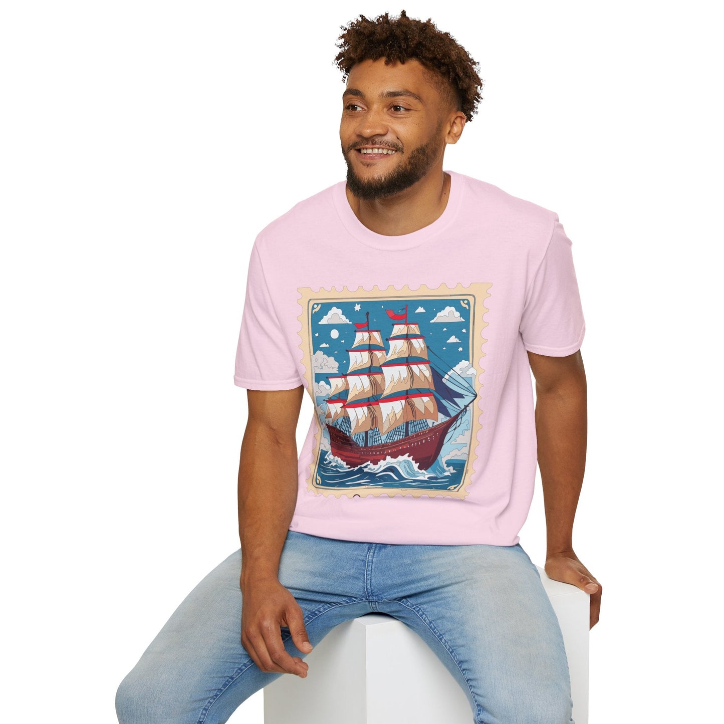 Unisex Softstyle Gildan 64000 Short Sleeve T Shirt Vessel Ship Frigate Tee For Everyday Comfort