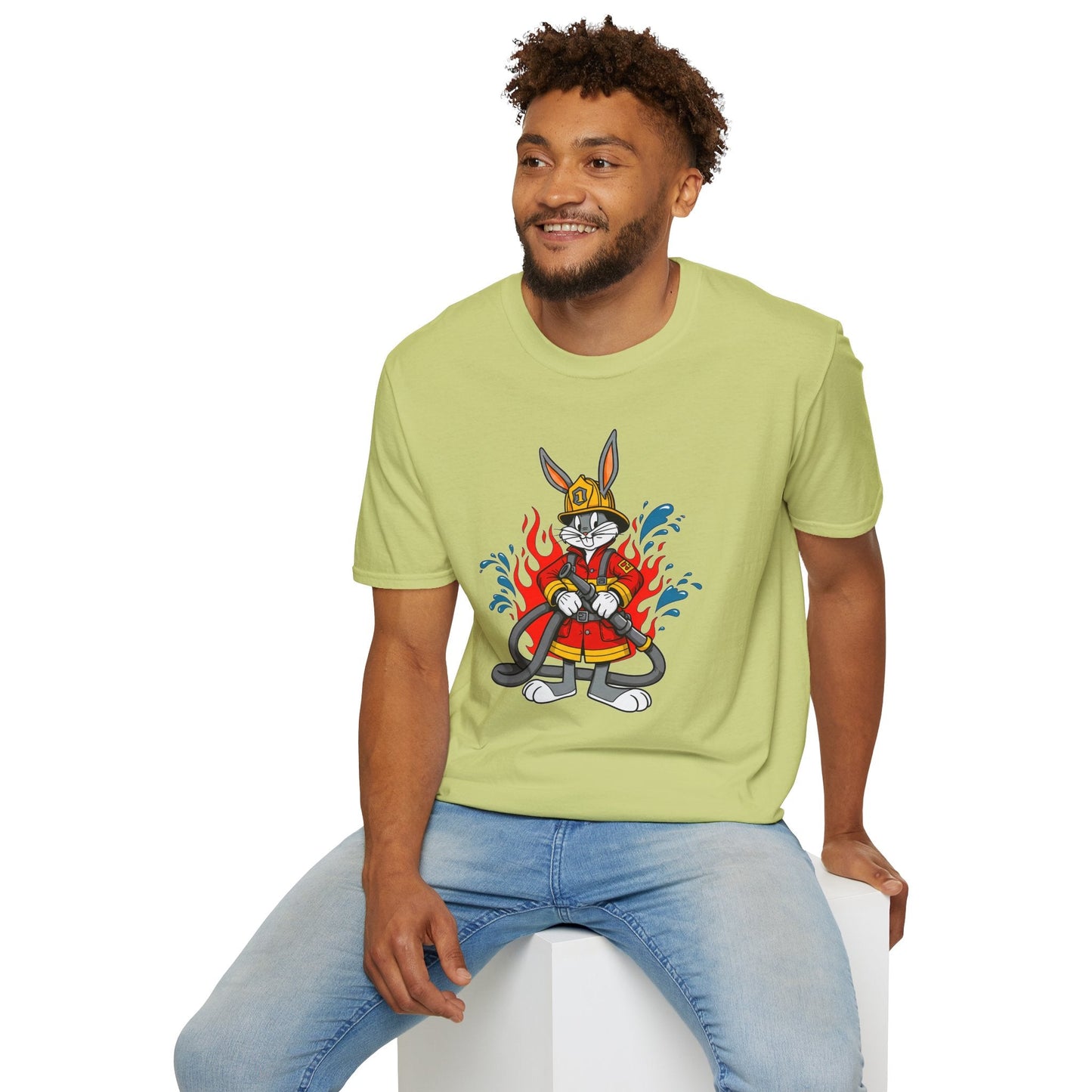 Bugs Bunny T Shirt Unisex Cartoon Tee Softstyle 64000 Cotton Graphic Tee For Fans