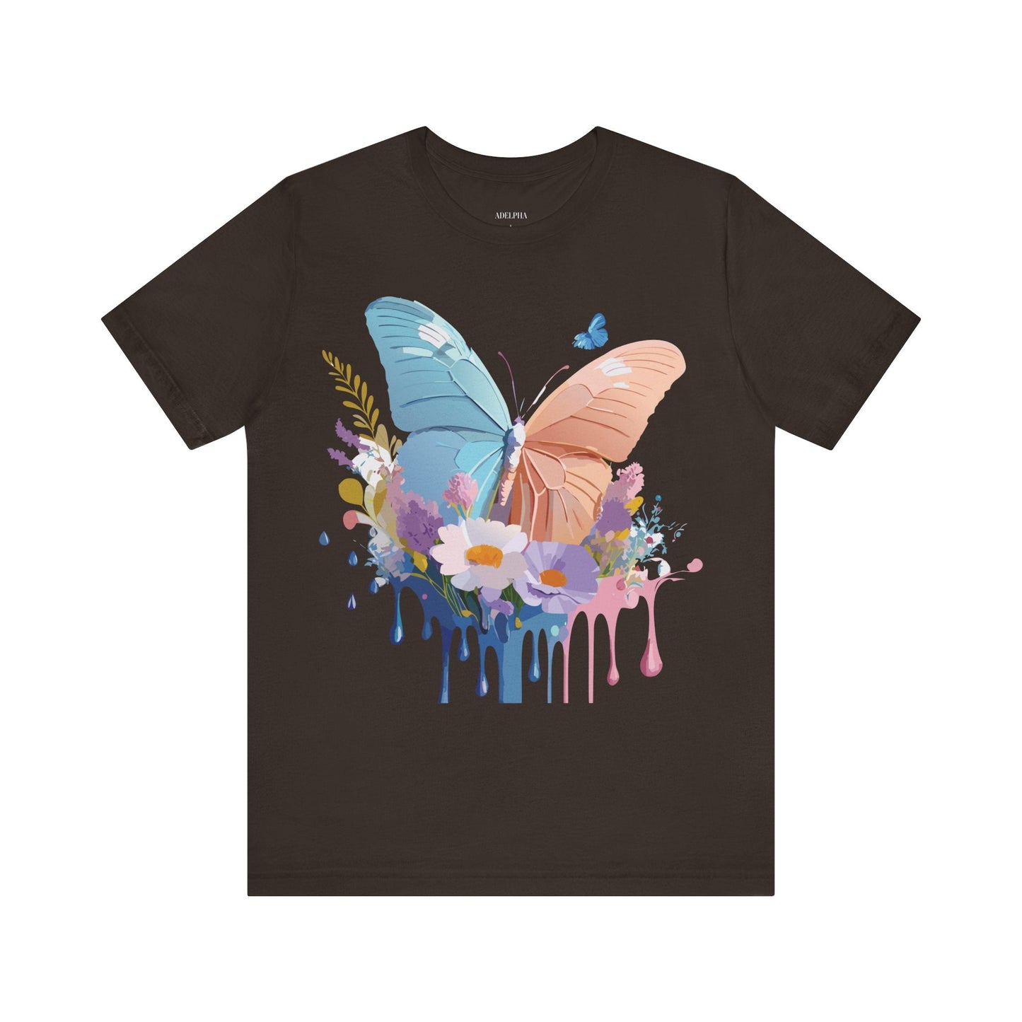 Butterfly Graphic Tee Adelpha Unisex Short Sleeve Art Design