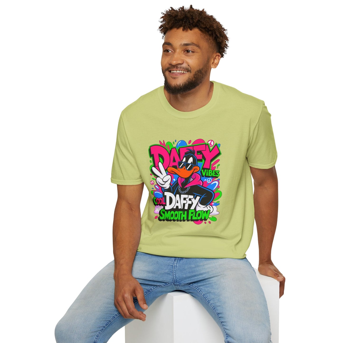 Unisex Cartoon T Shirt With Funny Animals Design Animation Tee Made From Softstyle Cotton