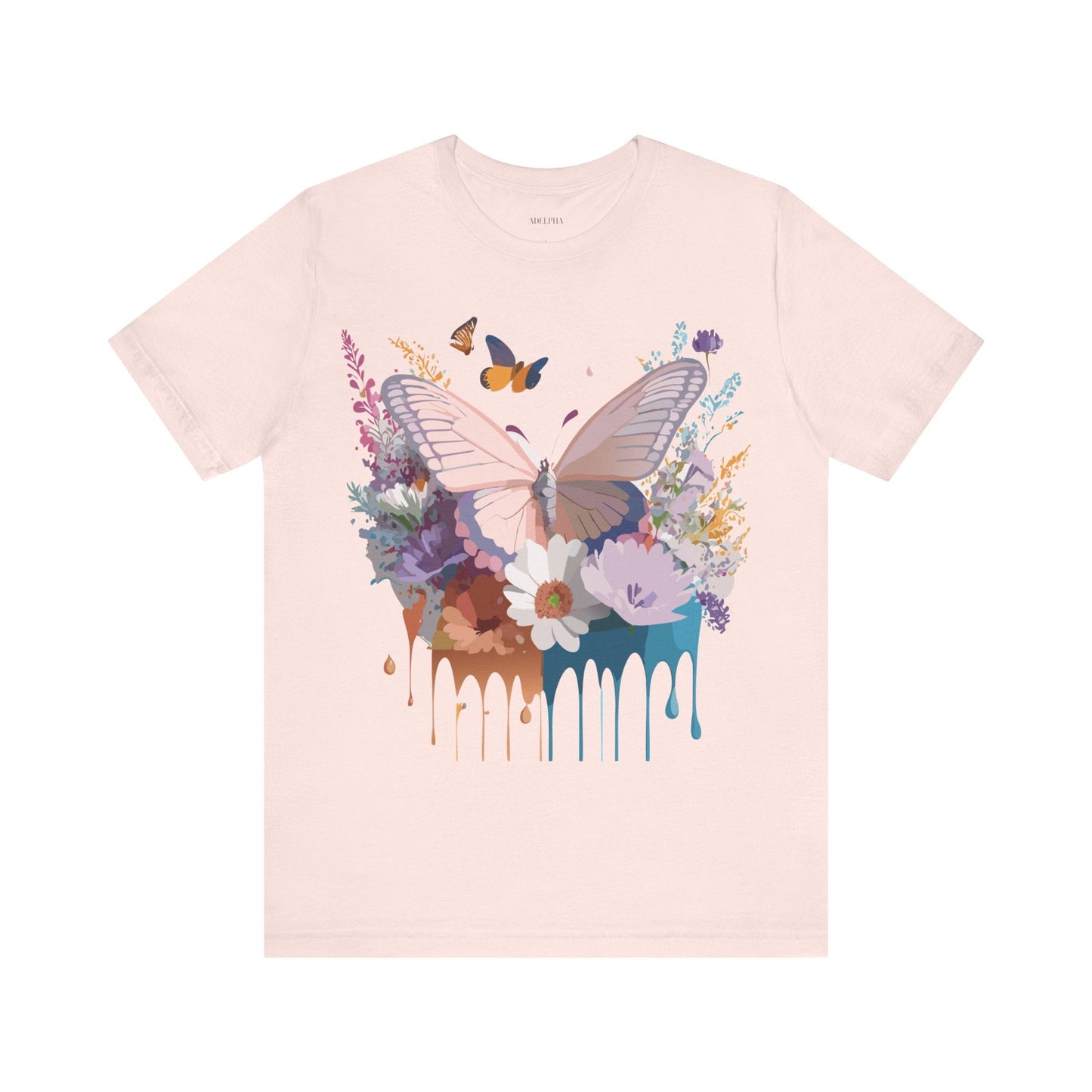 Butterfly Graphic Tee Adelpha Art Design Unisex Short Sleeve Shirt