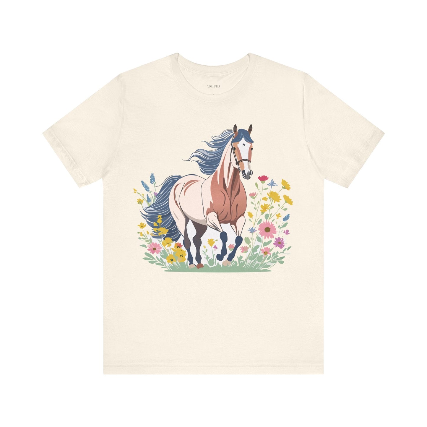 Horse Graphic Unisex 100 Cotton Vintage Animal Art T-Shirt 11