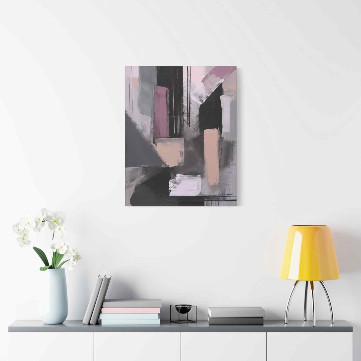 Abstract Geometric Painting Print Canvas 20x24,20x30,24x30 24x32,24x36,30x40 32x48,36x48,40x60 Pine-Wood Inner Frame ABS-47
