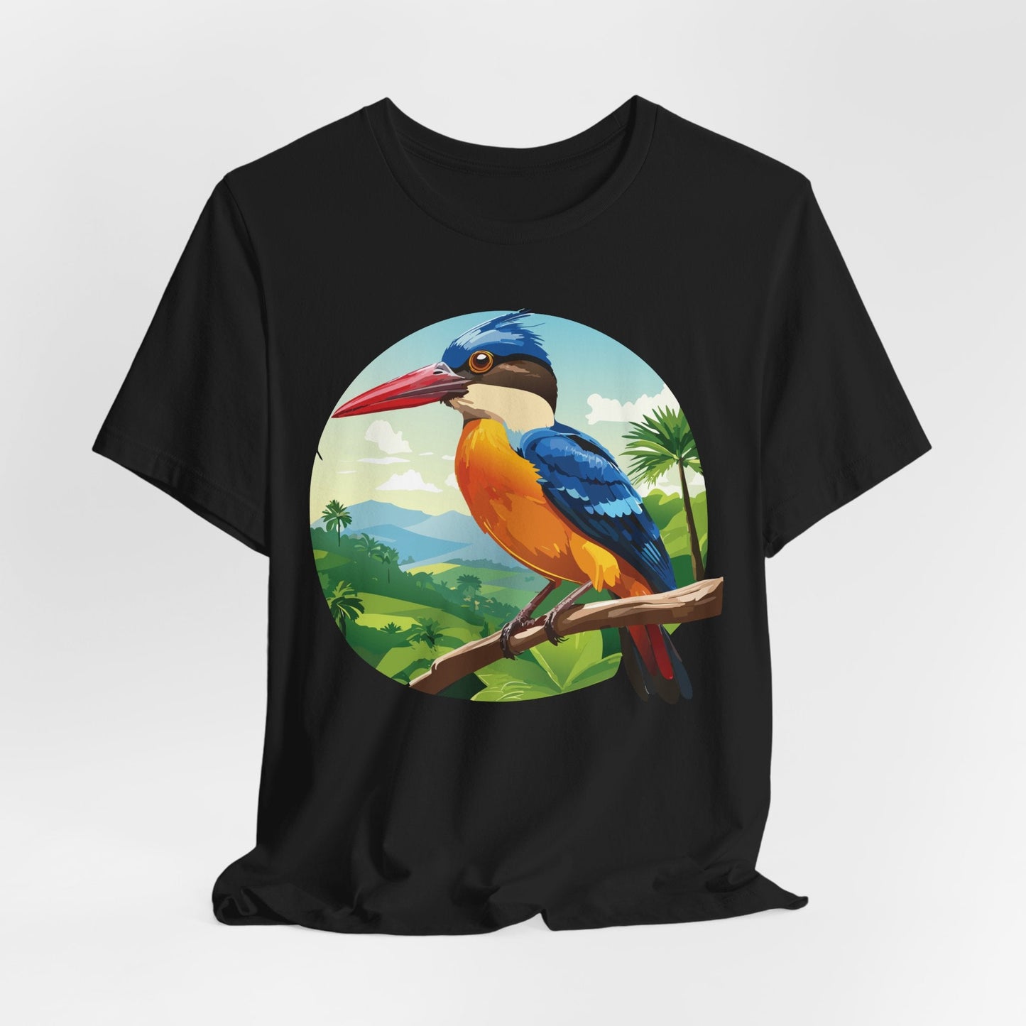 Unisex Animal Shirt With Art Design Featuring Wild Animals Jersey Short Sleeve Tee