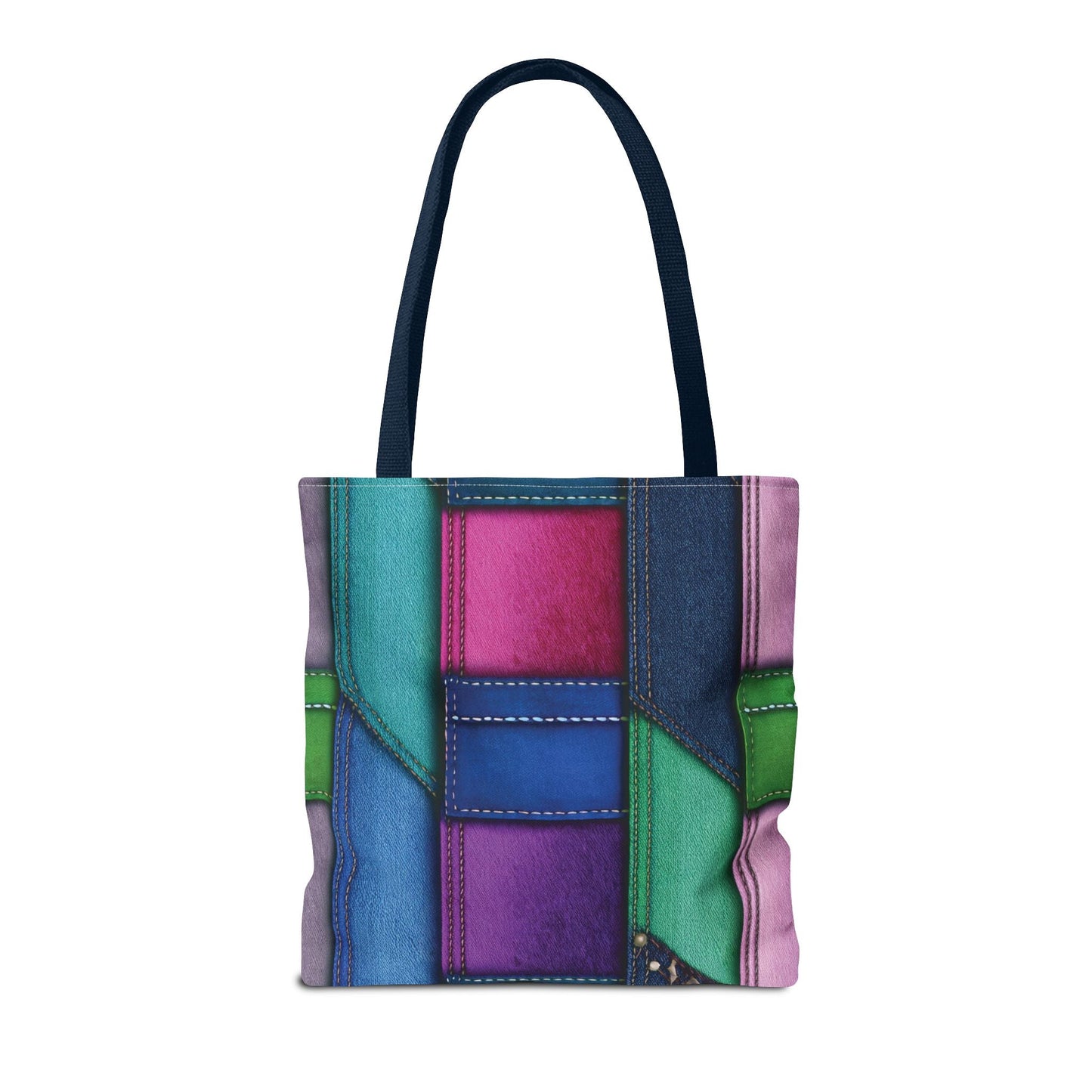 Denim Canvas Bag, Tote Bag Denim Printify