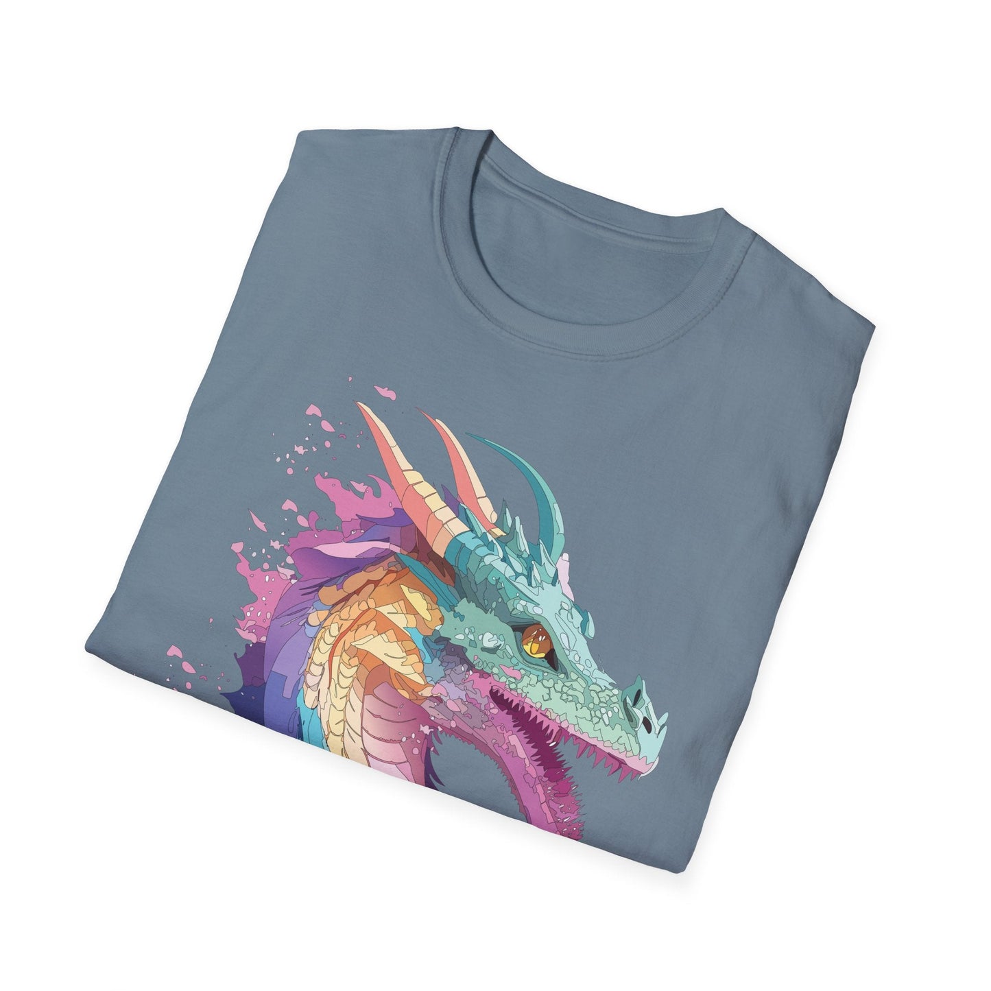 Dragon Graphic T Shirt Unisex Animal Shirt Cotton Softstyle Tee For Everyday Comfort