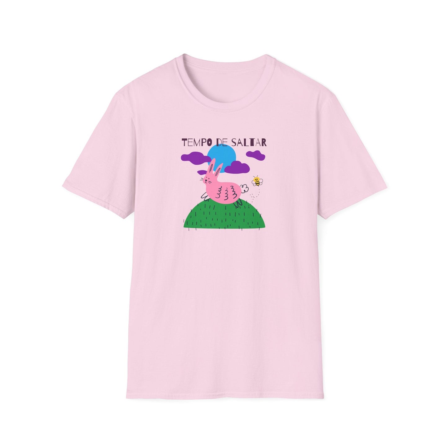 Funny Easter T Shirt Unisex Softstyle 64000 Art Design With Easter Prints 100 Percent Ring Spun Cotton