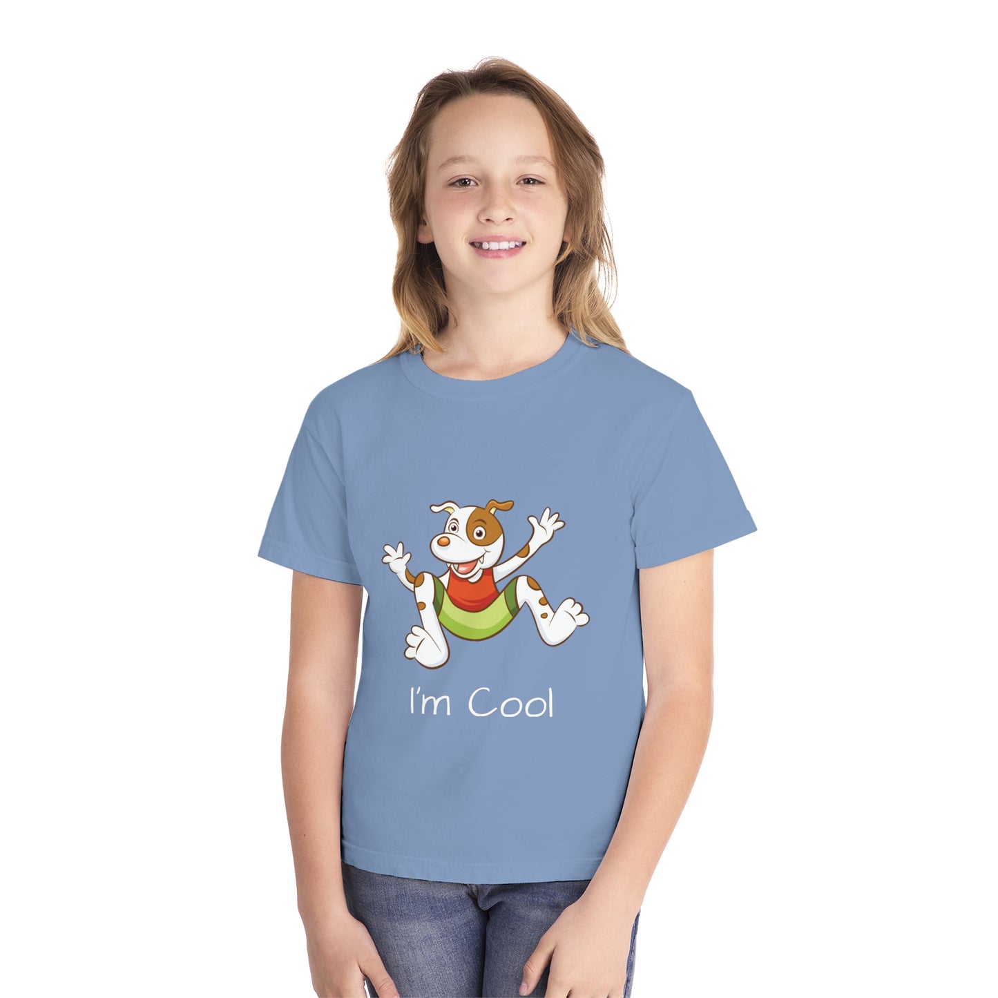 Camiseta juvenil con perro genial