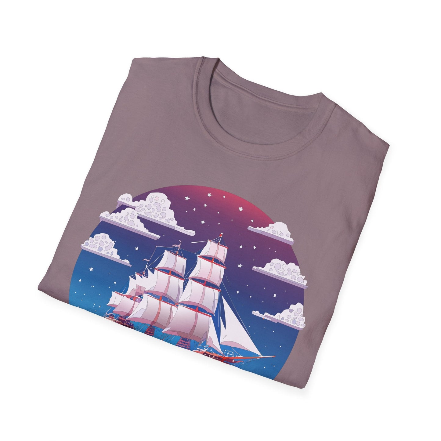 Ship T Shirt Frigate T Shirt Vessel Tee Shirt Unisex Softstyle 100 Percent Ring Spun Cotton