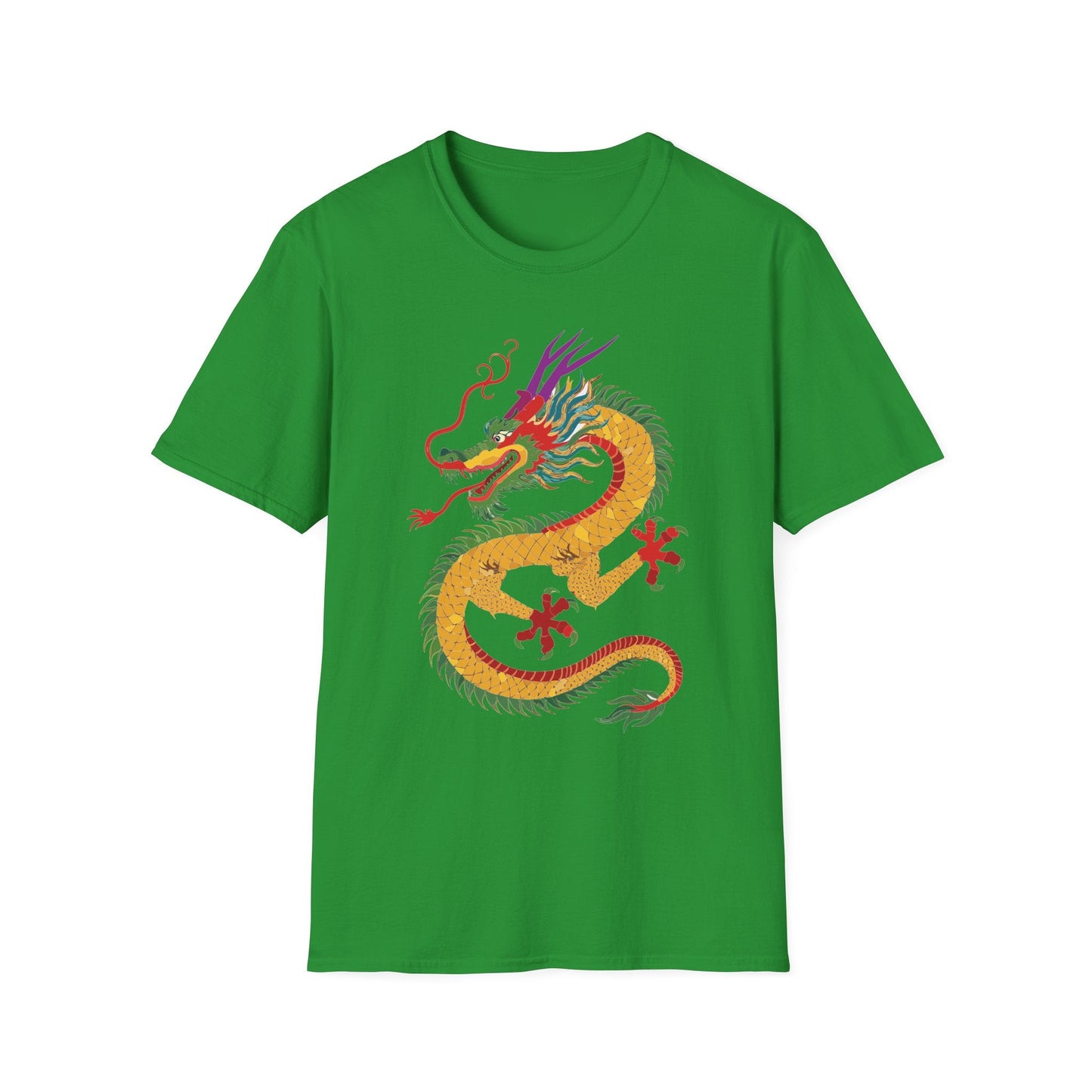 Dragon T Shirt Unisex Dragon Shirt Animal Design Softstyle Ring Spun Cotton Tee Comfort