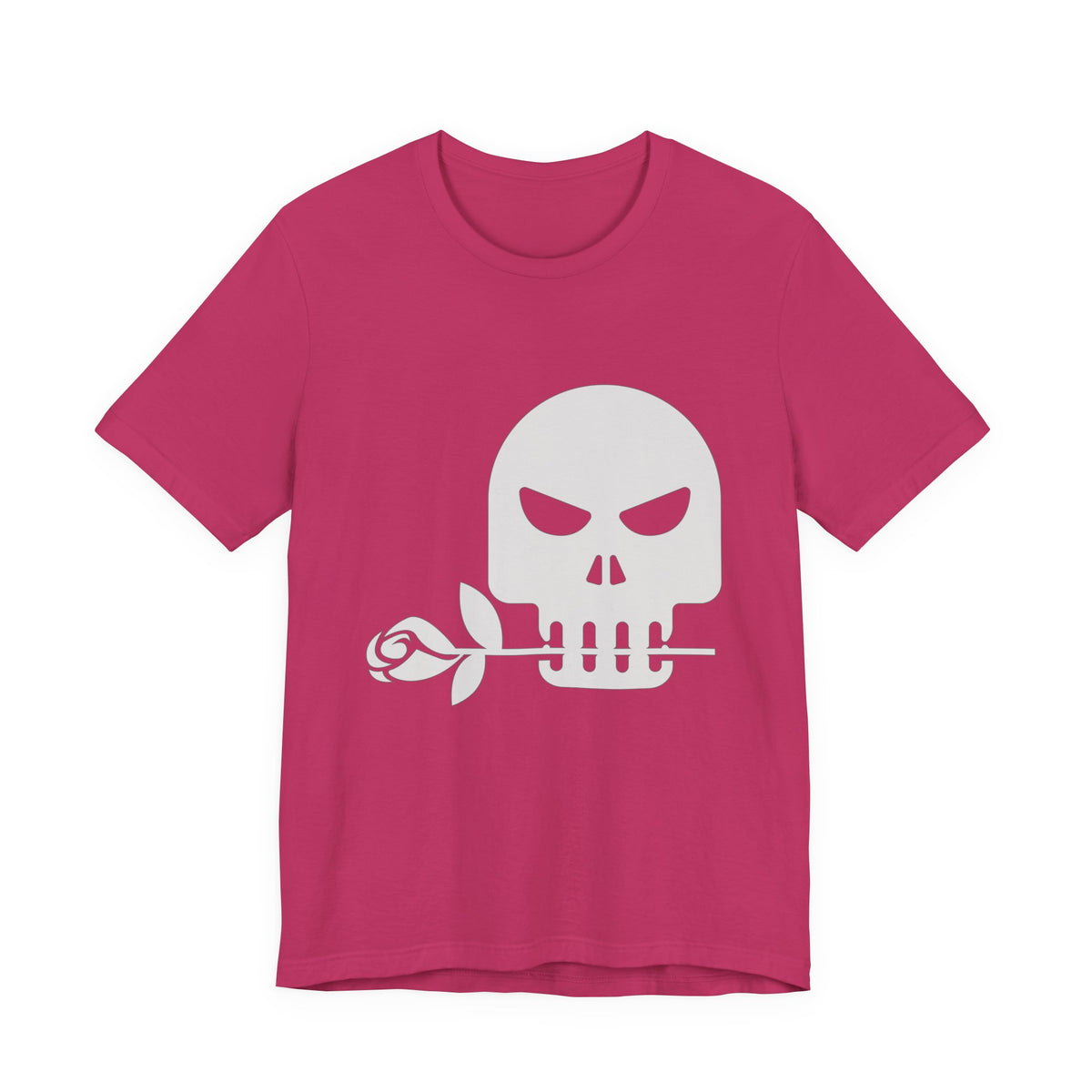 Camiseta unisex de algodón con calavera