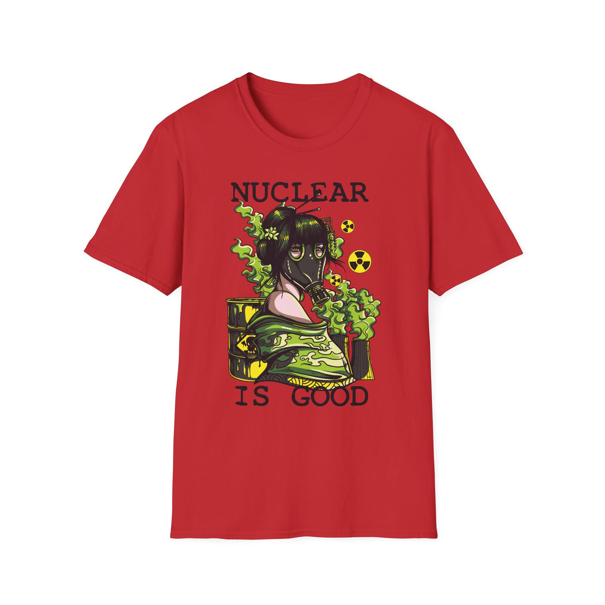 Unisex Cotton T-Shirt with Cartoon Graphic Design
