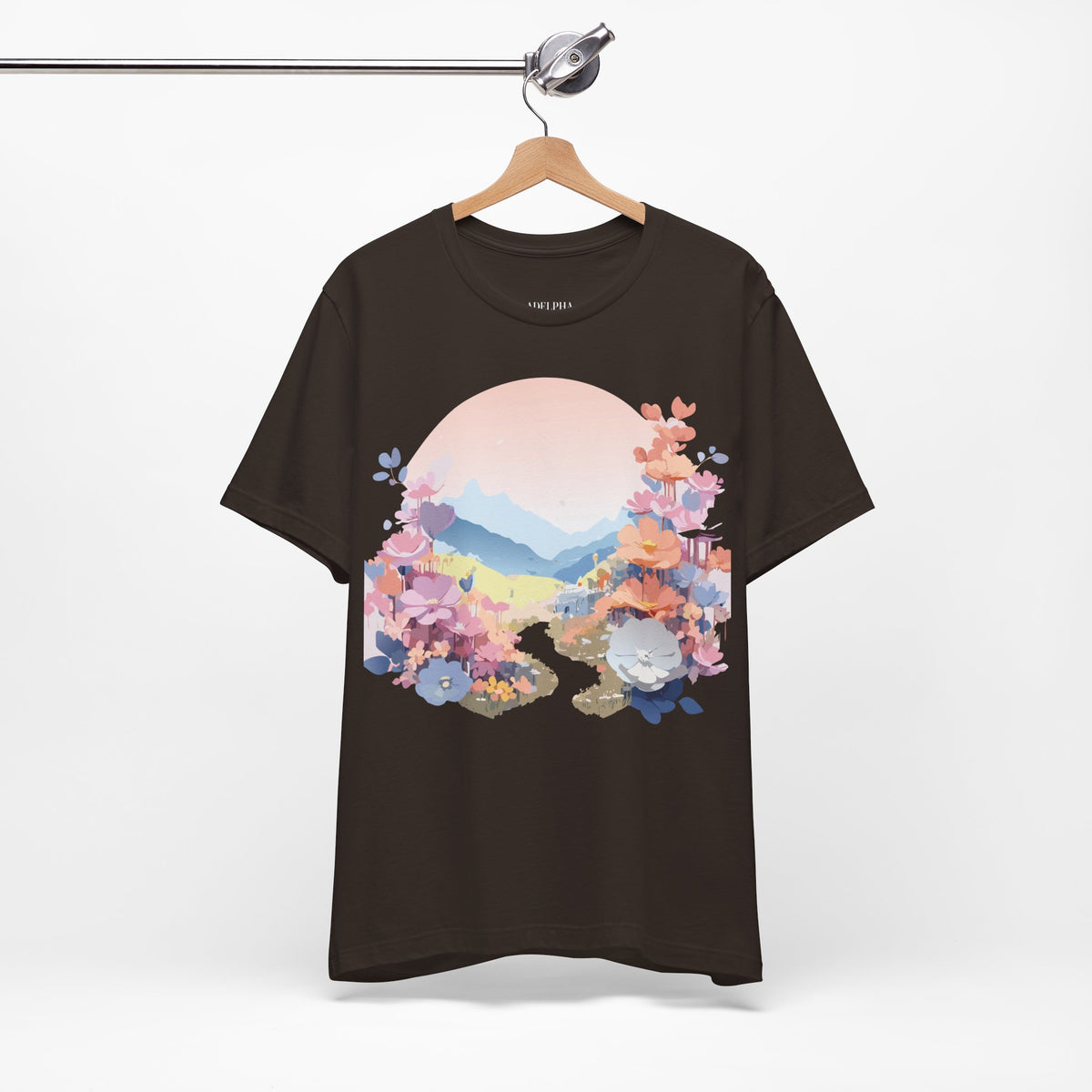 Floral Graphic Tee Shirt - Bella+Canvas Unisex 100 Cotton 43