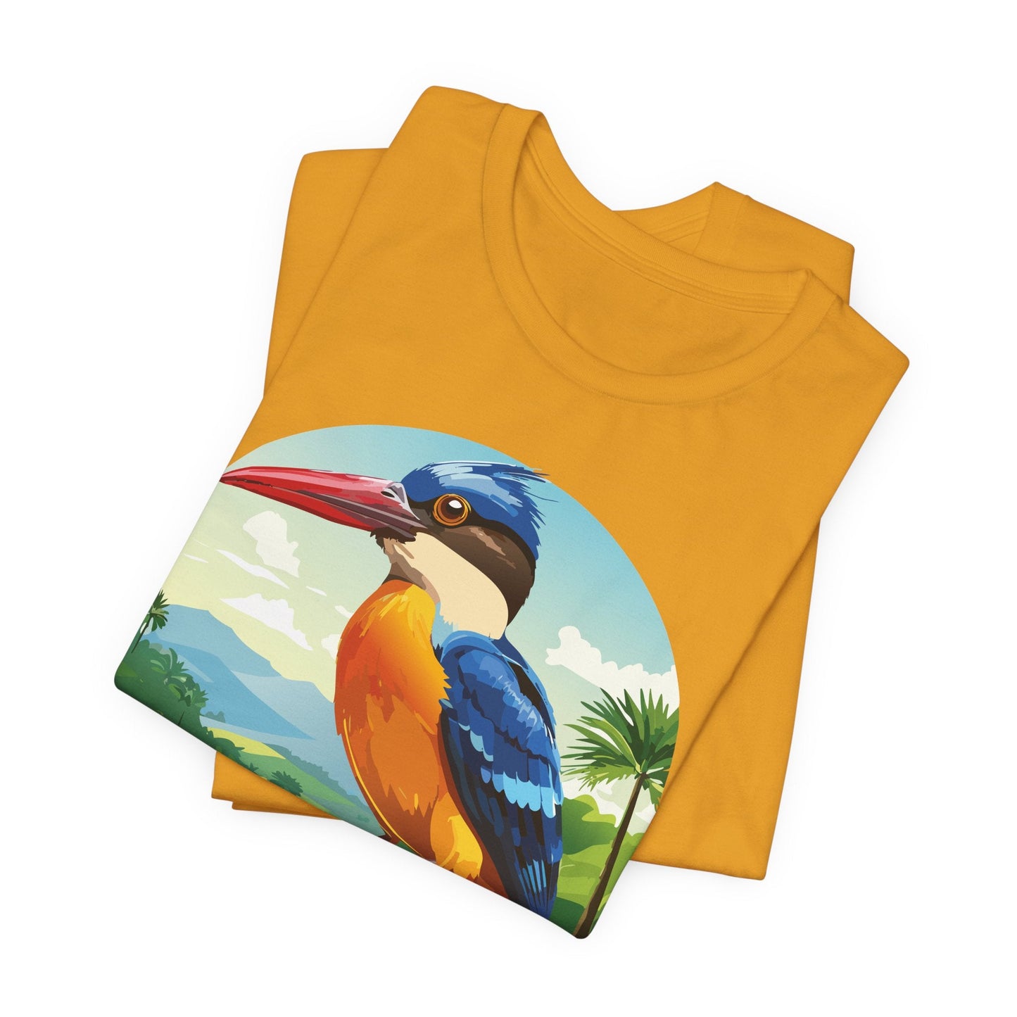 Unisex Animal Shirt With Art Design Featuring Wild Animals Jersey Short Sleeve Tee
