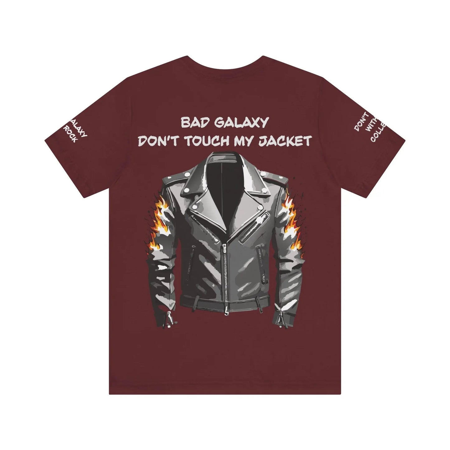 Punk Rock Tee Shirt Made To Order From Bad Galaxy Eco Friendly Inks Cotton Tee Made In USA