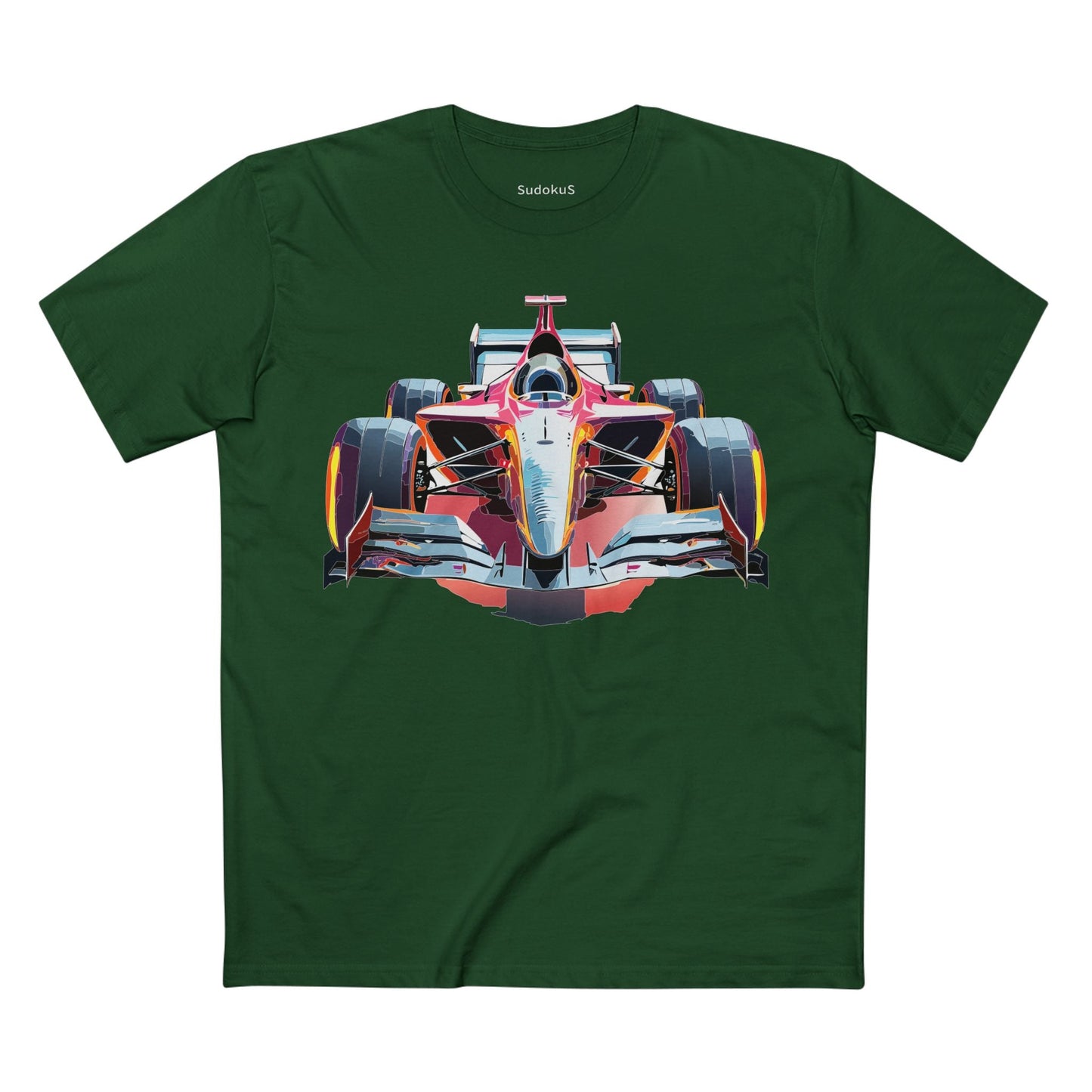 Car Graphic Unisex 100 Cotton Staple Tee 7