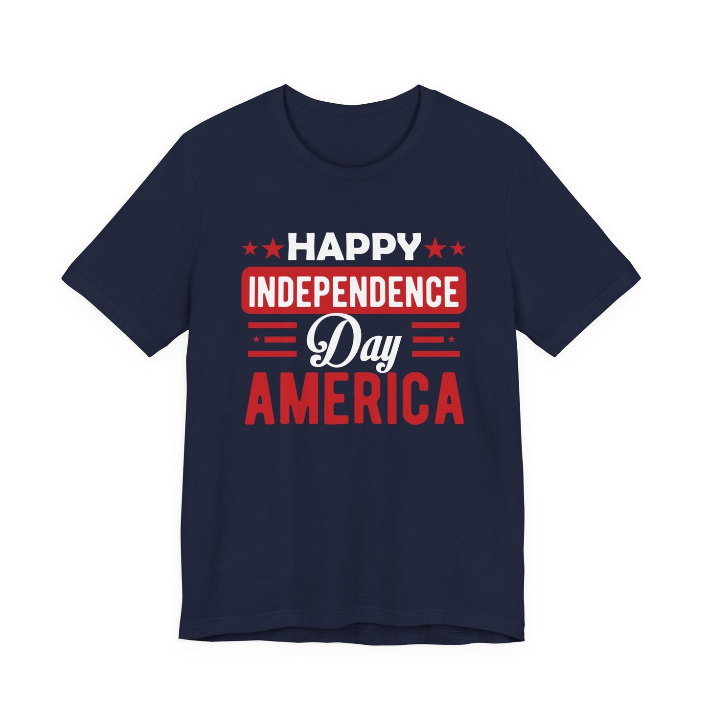 Happy Independence Day America Graphic Unisex Cotton T-Shirt 015