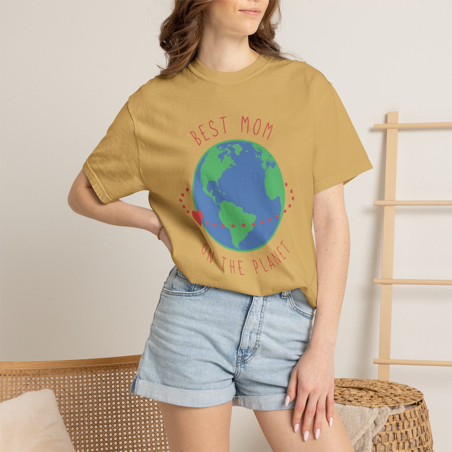 Mom T-shirt Mother's Day Mama Tee Unisex Comfort Colors Garment-Dyed Cotton h33