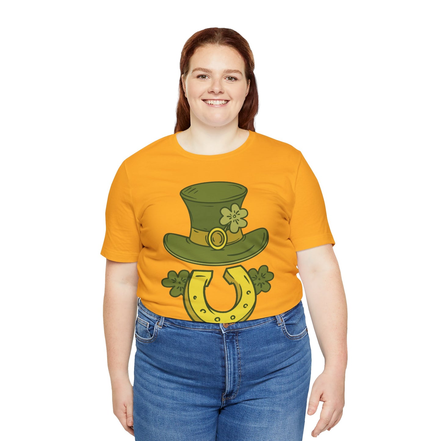 Unisex Cotton Tee Shirt with Lucky Prints