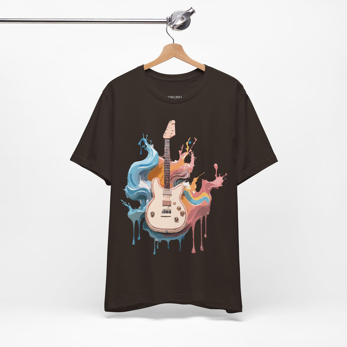 Music Graphic Unisex Cotton Bella+Canvas Tee with Art Design m119