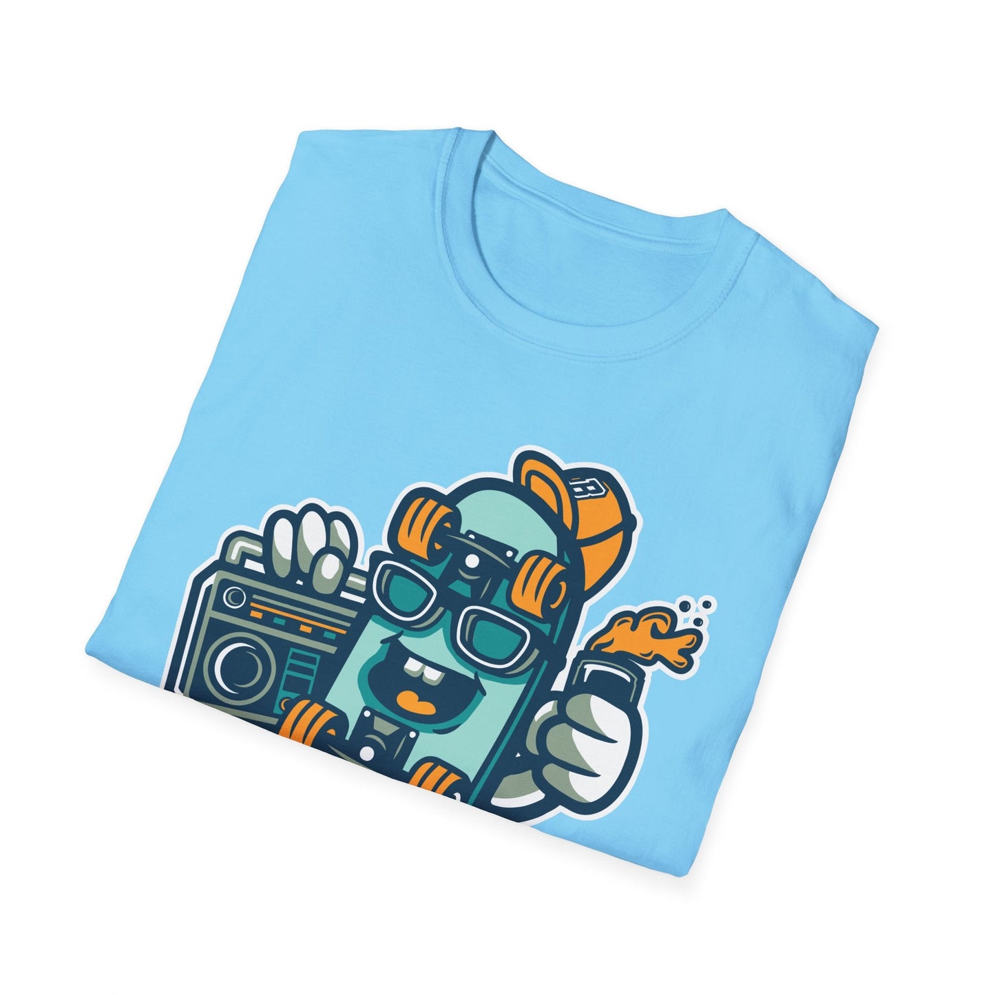 Cartoon Animation T Shirt Unisex Funny Tee Gildan Softstyle 64000 Ring Spun Cotton