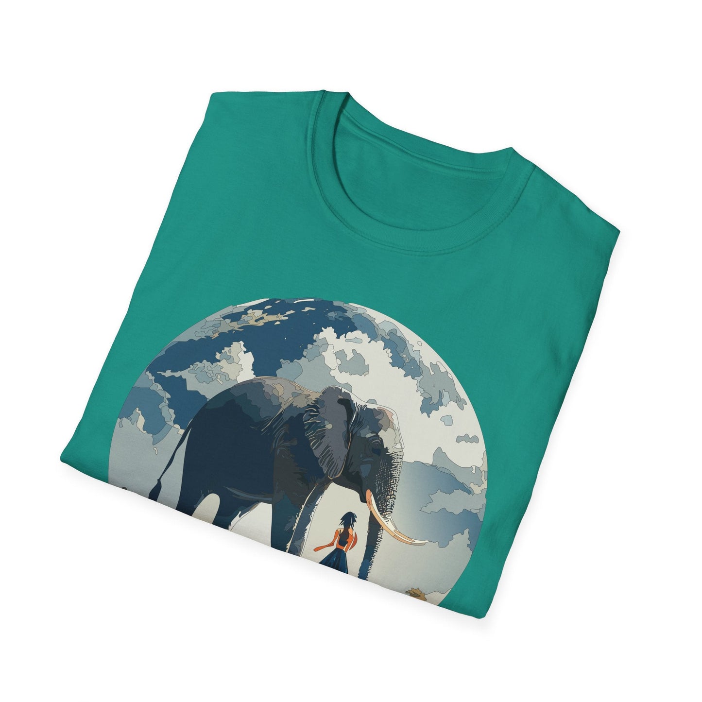Womens Graphic T Shirt Art Design Tee Softstyle Gildan 64000 100 Percent Ring Spun Cotton