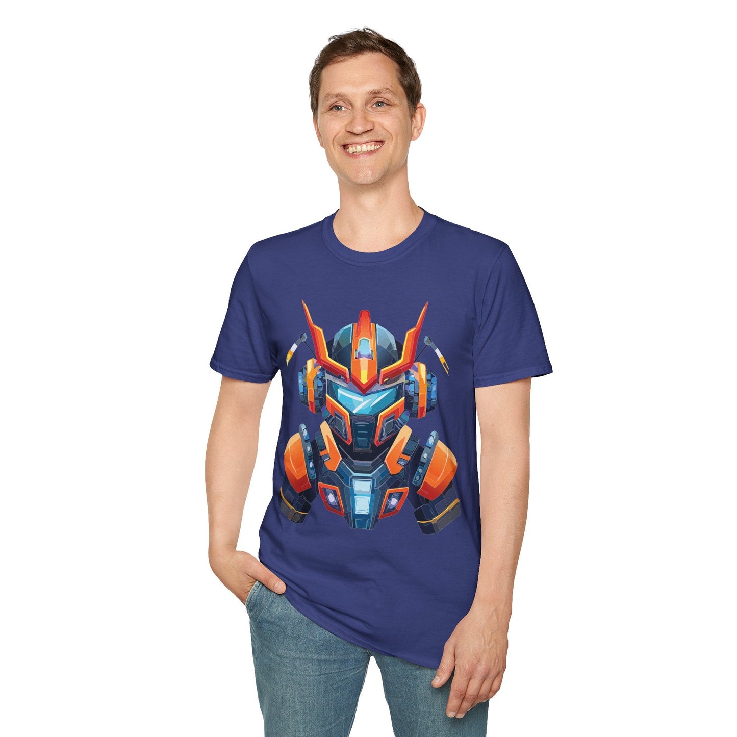 Cyborg Tee Unisex Robot Shirt Terminator Style 100 Percent Ring Spun Cotton Short Sleeve