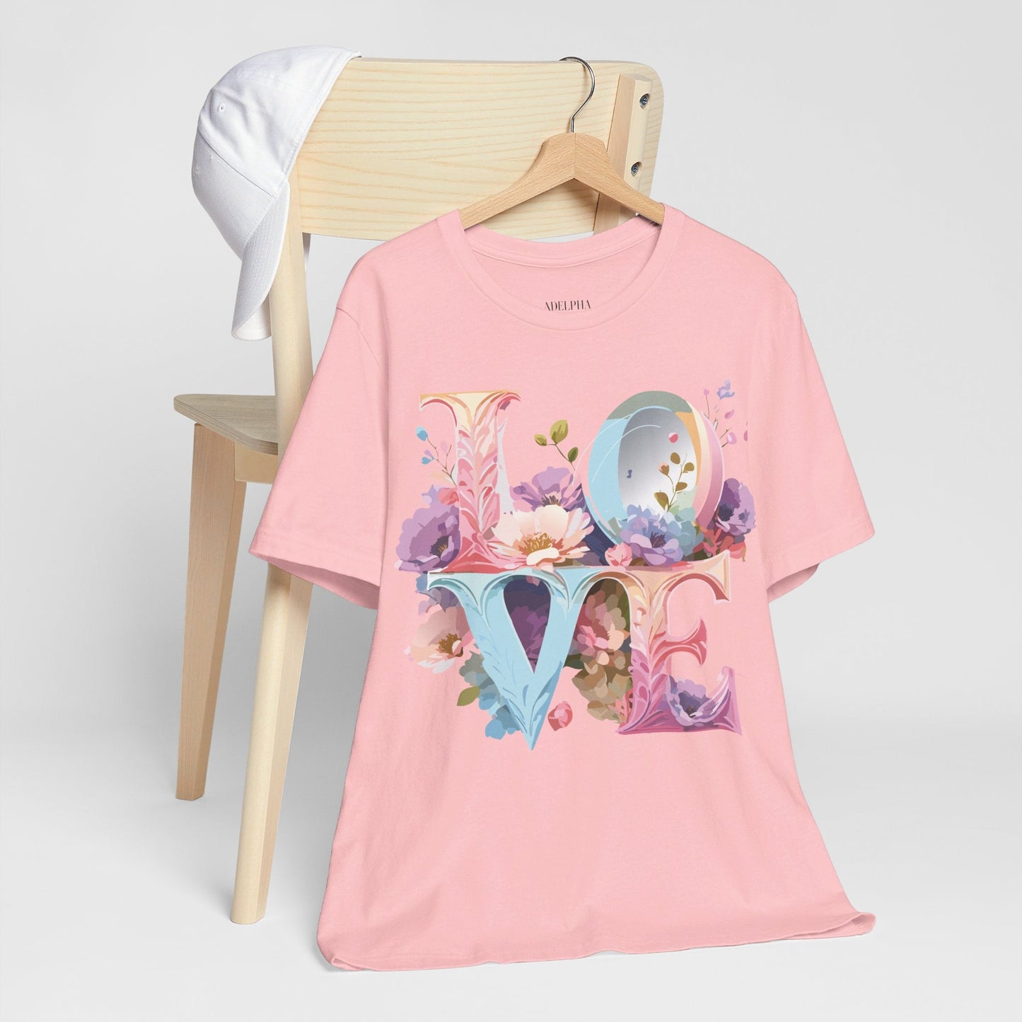 Adelpha Valentine Graphic Tee Unisex Short Sleeve Vintage Inspired Art Design for Everyday Wear