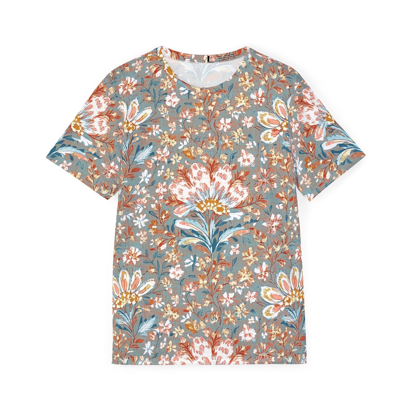 Unisex Floral Shirt, Floral Tee Shirt, Floral T-Shirt, T Shirt with Flowers 10