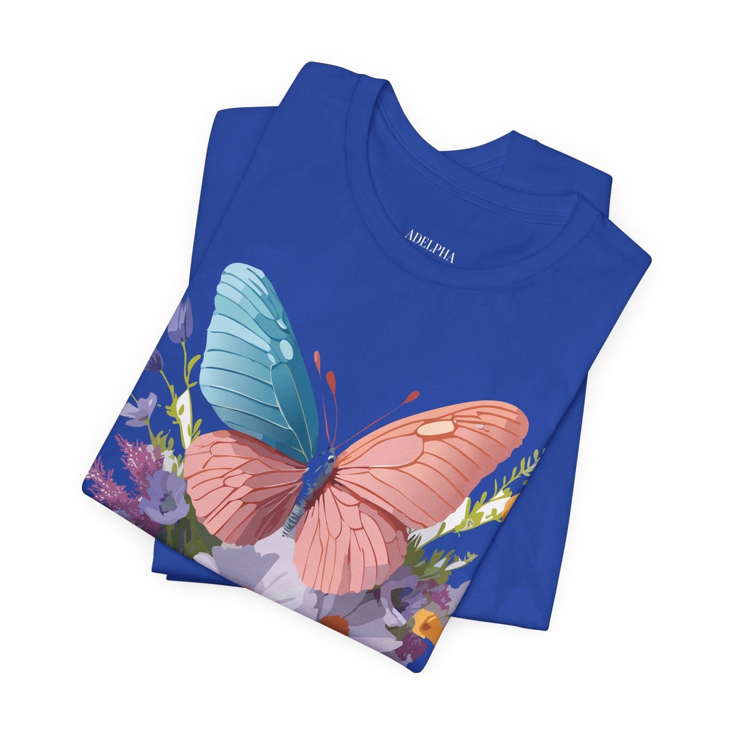 Butterfly Graphic Tee Unisex Adelpha Art Vintage Inspired Short Sleeve Shirt