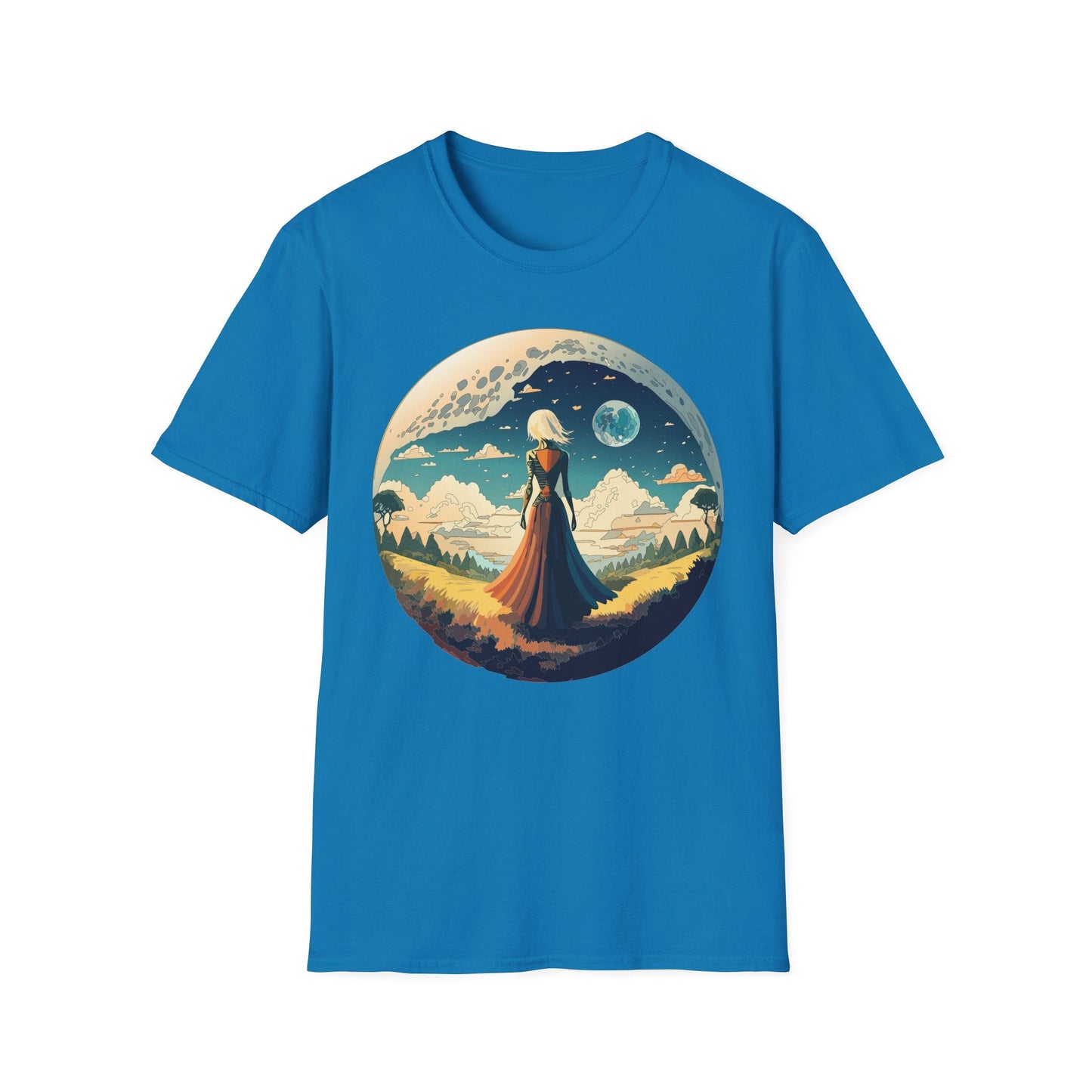 Womens Graphic T Shirts Art Design Tee Unisex Softstyle 64000 Cotton Tee Comfortable Everyday Wear