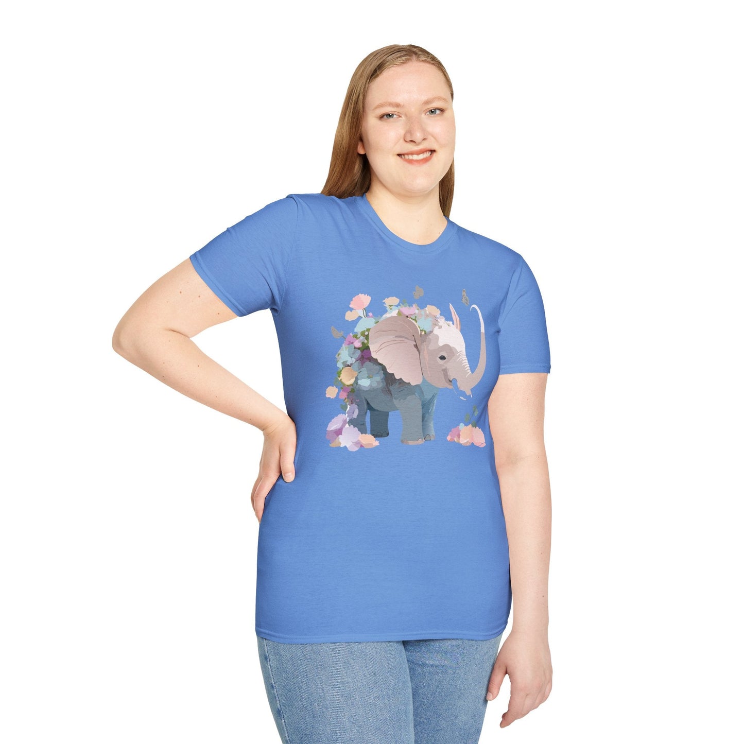 Elephant T Shirt Unisex Softstyle 64000 Elephant Tee Premium Comfort Everyday Wear