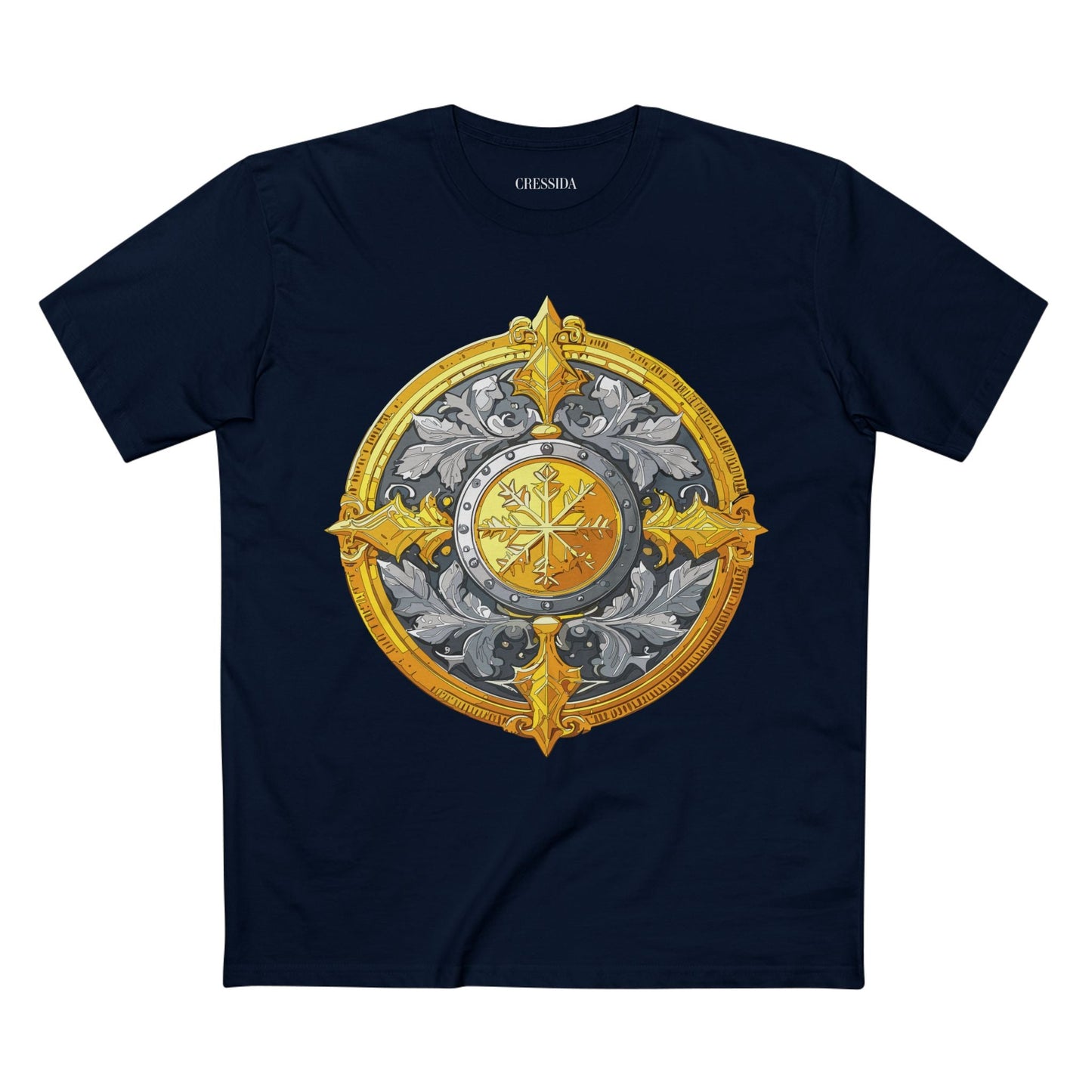 Antique Gold Coin Graphic Design T-Shirt Unisex 100 Cotton With Golden Print Artwork Tee 11