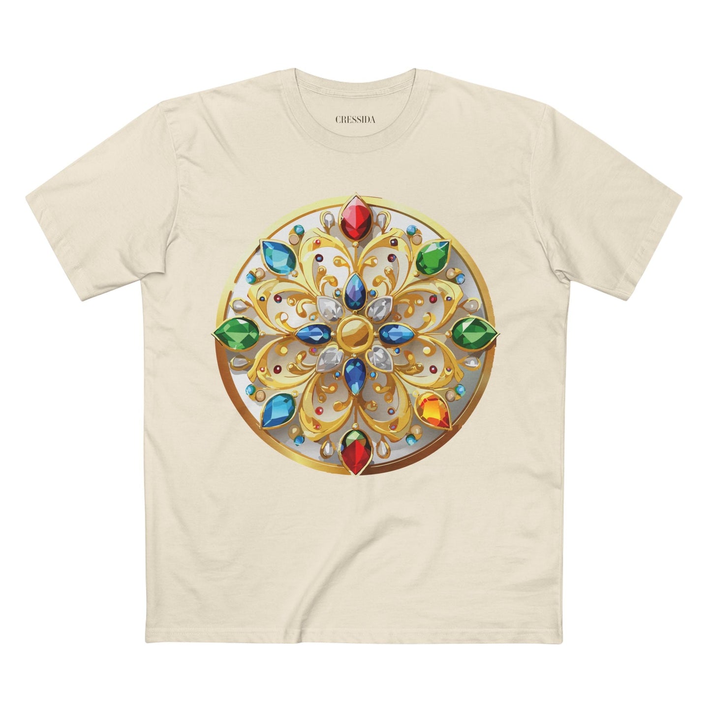 Medallion Graphic T-Shirt Unisex 100 Cotton With Gold Art Design Medal Tee 3