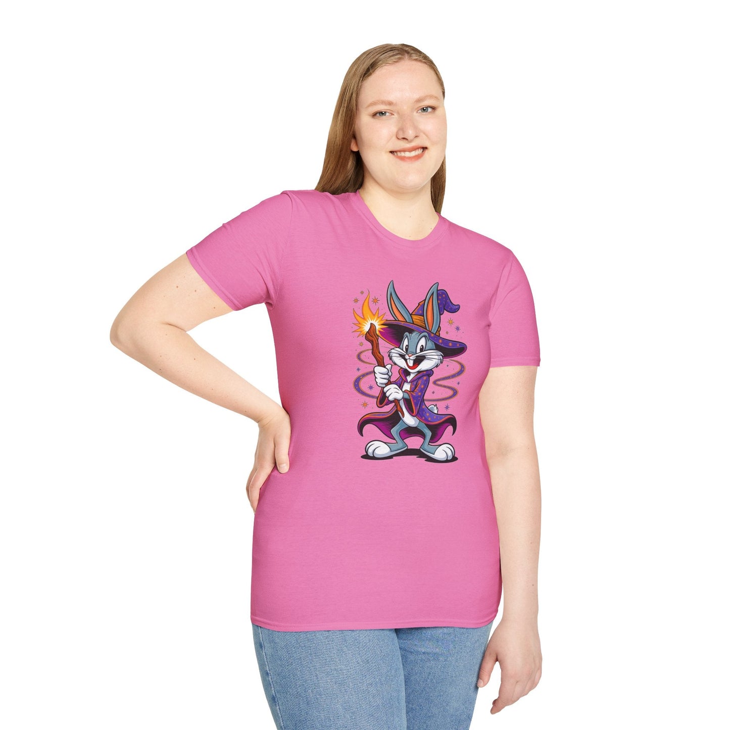Bugs Bunny T Shirt Unisex Softstyle Gildan 64000 Cartoon Tee With Classic Design Art