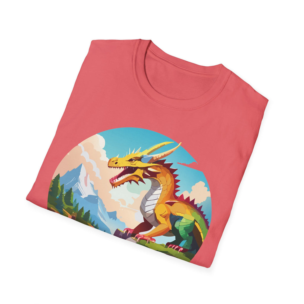 Dragon Graphic Tee Gildan Unisex 100 Cotton Tee Shirt with Animals Design h12