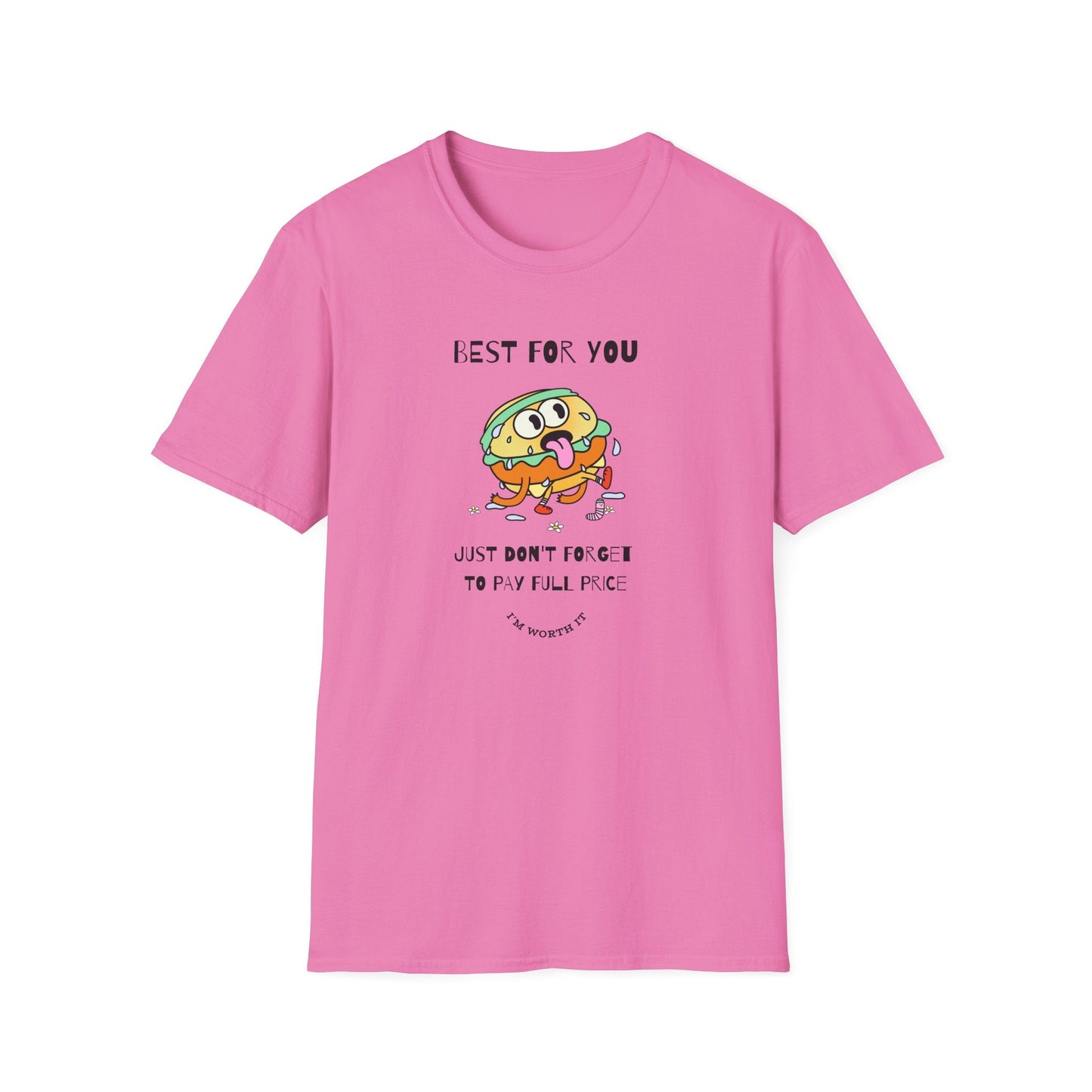 Funny Food T Shirts Unisex Softstyle Tee Gildan 64000 100 Percent Ring Spun Cotton Comfortable Graphic Tee