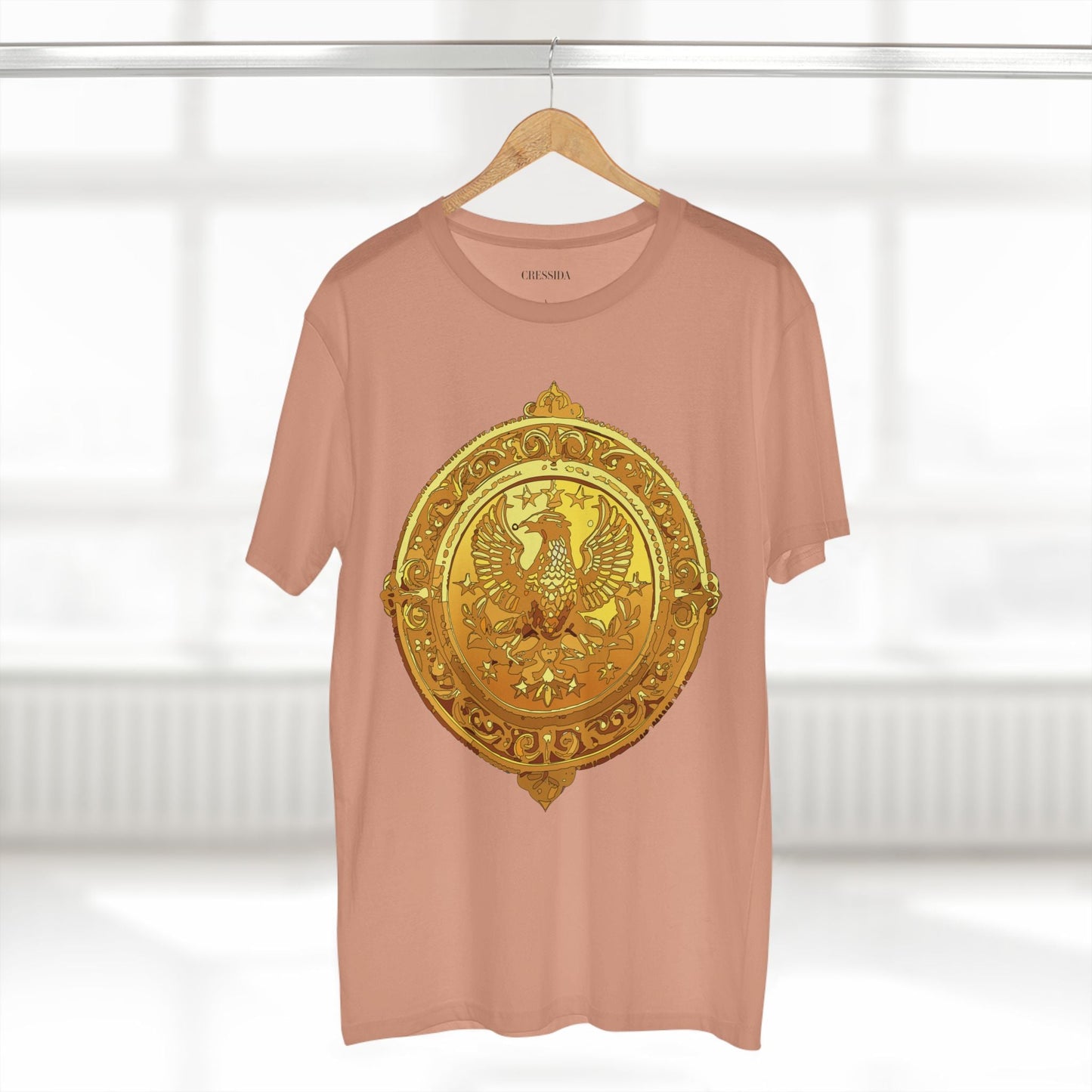 Antique Gold Coin Graphic Design T-Shirt Unisex 100 Cotton With Golden Print Artwork Tee 25